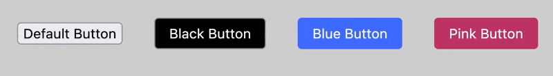 Screen recording: navigating through the four buttons set on a light grey background in Firefox shows the default focus indicator around each button when it receives focus.